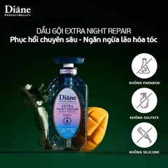 Moist Diane - Dầu Gội Tăng Cường Dưỡng Chất Ban Đêm Moist Diane Extra Night Repair 450ml