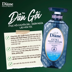 Moist Diane - Dầu Gội Tăng Cường Dưỡng Chất Ban Đêm Moist Diane Extra Night Repair 450ml