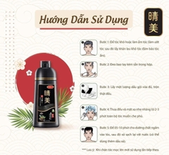 Komi - Dầu Gội Đen Tóc Phủ Bạc Komi 500ml Đen Tự Nhiên