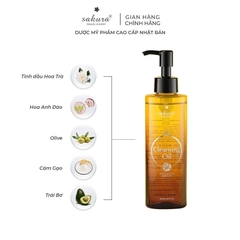 Sakura Beauty Cleansing Oil - Dầu Tẩy Trang 97% Thiên Nhiên 150ml Nhật Bản