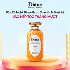 Moist Diane - Dầu Xả Vào Nếp Thẳng Mượt Moist Diane Extra Smooth & Straight (450ml)