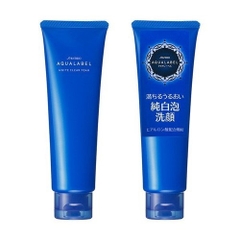 Shiseido - Sữa Rửa Mặt Shiseido Aqualabel Màu xanh Siêu Trắng Da 130g