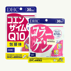 DHC - Combo Căng Bóng Da, Chống Lão Hóa 30 Ngày Nhật Bản (DHC Collagen, DHC Coezyme Q10)