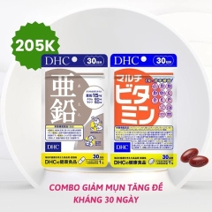 DHC - Combo Giảm Mụn Tăng Đề Kháng 30 Ngày Nhật Bản