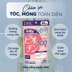 DHC - Viên Uống DHC Biotin Ngăn Rụng Tóc 60 Ngày