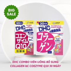 DHC - Combo Viên Uống Bổ Sung Collagen Và Coenzyme Q10 (30 Ngày)