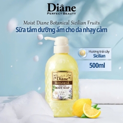 Diane - Sữa Tắm Tinh Dầu Moist Diane Botanical Refresh & Moist Body Soap Hương Trái Cây 500ml