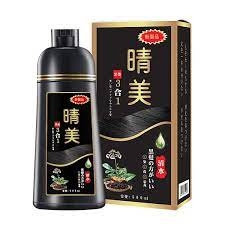 Komi - Dầu Gội Phủ Bạc Hữu Cơ Kèm Lược Màu Đen Tự Nhiên (350ml)