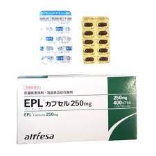 Alfresa - Viên Uống Điều Trị Gan Nhiễm Mỡ EPL Capsules 250mg (400 Viên)