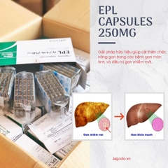 Alfresa - Viên Uống Điều Trị Gan Nhiễm Mỡ EPL Capsules 250mg (400 Viên)