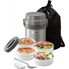 Zojirushi - Hộp Cơm Giữ Nhiệt Zojirushi SL-JAF14 Màu Xám