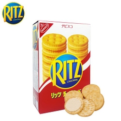 Bánh Quy Kẹp Kem Phô Mai Ritz 160g Hộp 18 miếng- Hàng Nhật nội địa