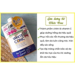 Kem Dưỡng Thể Làm Trắng Sáng Da Toàn Thân White Conc 200g