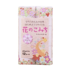 Giấy vệ sinh kháng khuẩn Marutomi hoa Komichi