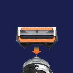 Gillette Fusion - Set 8 Lưỡi Dao Cạo Râu Thay Thế Gillette Fusion 5+1 Lưỡi Kép