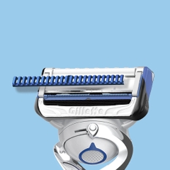 Gillette Fusion - Set Dao Cạo Râu Gillette Fusion 5 Lưỡi Kép ( 1 Thân + 2 Đầu Thay) Mẫu 9