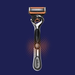Gillette Fusion - Set dao cạo râu Gillette Fusion 5 lưỡi kép (1 thân + 6 đầu thay) mẫu 10