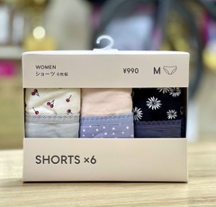 Gu Uniqlo - Set 6 Chiếc Quần Chip Gu Uniqlo Nhật Bản (Size M)