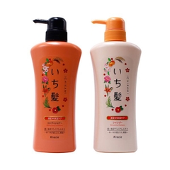 Kracie - Bộ Dầu Gội Và Dầu Xả Dưỡng Ẩm Tóc Ichikami 480ml