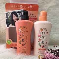 Kracie - Bộ Dầu Gội Và Dầu Xả Dưỡng Ẩm Tóc Ichikami 480ml