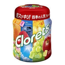 Kẹo cao su Clorets XP vị hoa quả tổng hợp 140g - Hàng Nhật nội địa