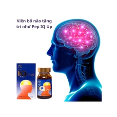 INTER TECHNO - Viên Uổng Bổ Não Tăng Cường Trí Nhớ Pep IQ Up 9000mg DHA (150 Viên)