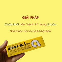 Boraginol - Kem Bôi Trĩ Chữ A Boraginol A Ointment 20g