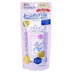 Hatomugi - Kem Chống Nắng Hatomugi Nâng Tông & Dưỡng Ẩm Da 70g The Tone Up UV Milky Gel UV Care & Tone Up SPF50+ PA++++
