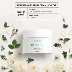 Kracie - Kem Dưỡng Da Trị Mụn Kracie Hadabisei Facial Cream 50g