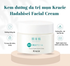 Kracie - Kem Dưỡng Da Trị Mụn Kracie Hadabisei Facial Cream 50g