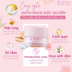 Senka - Kem Dưỡng Trắng Da Ban Đêm Senka White Beauty Glow Gel Cream 50g