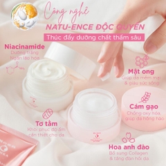 Senka - Kem Dưỡng Trắng Da Ban Đêm Senka White Beauty Glow Gel Cream 50g