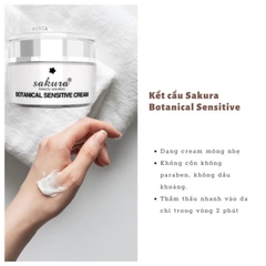 Sakura Botanical Sensitive Cream - Kem Dưỡng Dành Cho Da Nhạy Cảm 30g