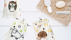 Pile & Gauze - Khăn Cotton 2 Lớp Họa Tiết Động Vật Dễ Thương
