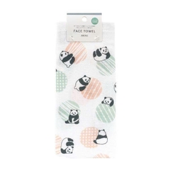 Kyowa -  Khăn Mặt Xô Siêu Thấm Hút Mẫu Gấu Trúc Organic Pile & Gauze