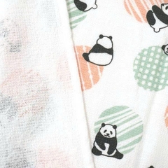 Kyowa -  Khăn Mặt Xô Siêu Thấm Hút Mẫu Gấu Trúc Organic Pile & Gauze