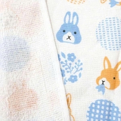 Kyowa - Khăn Mặt Xô Siêu Thấm Hút Mẫu Thỏ Organic Pile & Gauze