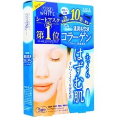 Kose - Mặt Nạ Tăng Dưỡng Trắng Da Kose Clear Turn White Hộp 5 Miếng