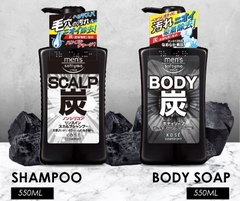 Kose Men's Softymo - Combo Dầu Gội + Sữa Tắm Nam (550ml x2)
