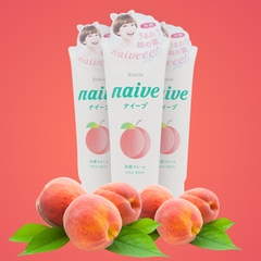Kracie - Sữa Rửa Mặt Kracie Naive Chiết Xuất Lá Đào Cho Da Khô 130g Facial Cleansing Foam
