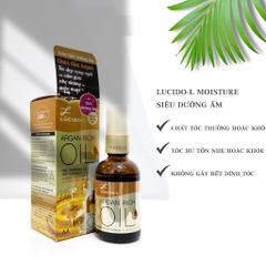 Lucido - Dầu Dưỡng Tóc Bóng Mượt Lucido-L Argan Rich Oil Màu Vàng (Dưỡng Ẩm Chuyên Sâu)