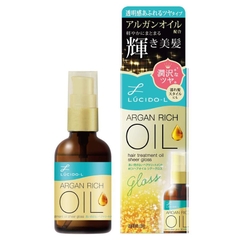 Lucsido  - Dầu Dưỡng Tóc Bóng Mượt Giảm Sơ Lucsido-L Argan Rich Oil Màu Xanh Nhạt
