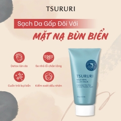Tsururi - Mặt Nạ Bùn Biển Tsururi Mild Sea Clay Pack 150g