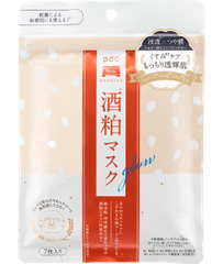 PDC Wafood Made Sakekasu - Mặt Nạ Giấy Bã Rượu & Gạo (7 Miếng)