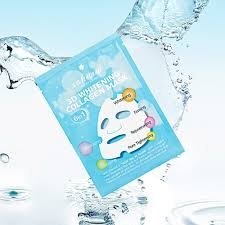 SAKURA_Mặt Nạ Nâng Cơ, Trẻ Hóa Da Sakura 3D Whitening Collagen Mask Nhật Bản (1 Miếng)