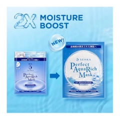 Senka - Mặt Nạ Giàu Ẩm Senka Perfect Aqua Rich Extra Moist Mask 25ml