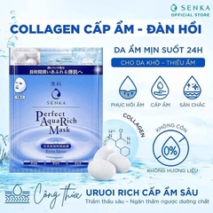 Senka - Mặt Nạ Giàu Ẩm Senka Perfect Aqua Rich Extra Moist Mask 25ml