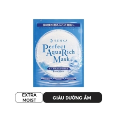 Senka - Mặt Nạ Giàu Ẩm Senka Perfect Aqua Rich Extra Moist Mask 25ml