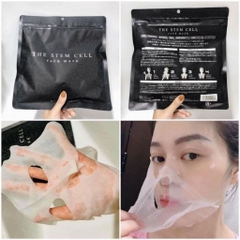 JAPAN - Mặt nạ tế bào gốc The Stem Cell màu đen trắng da Túi 30 miếng