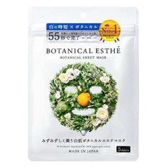 Botanical Esthe - Mặt Nạ Thảo Mộc Đa Năng Botanical Esthe (Gói 5 Miếng) Mẫu 3 Hương Cam